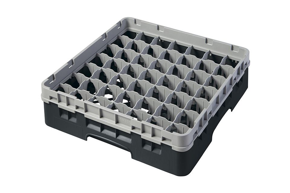 Кассета для бокалов Cambro 49S318 черн./сер.