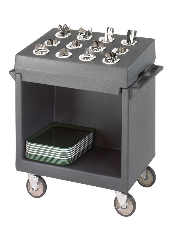 Тележка для тарелок Cambro TDCR12 син.-сер.