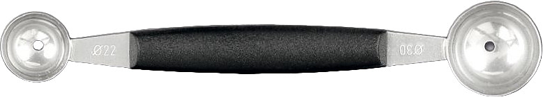 Ложка нуазетная Triangle A5406030, 22/30 мм, черная