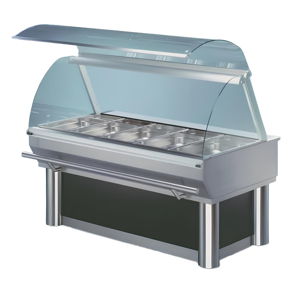 Витрина нейтральная Ubert DNT51SS (в комплекте база, ограничитель, поддон)