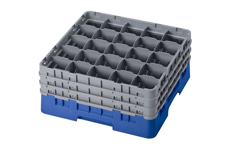 Кассета для бокалов Cambro 25S738 гол./сер.