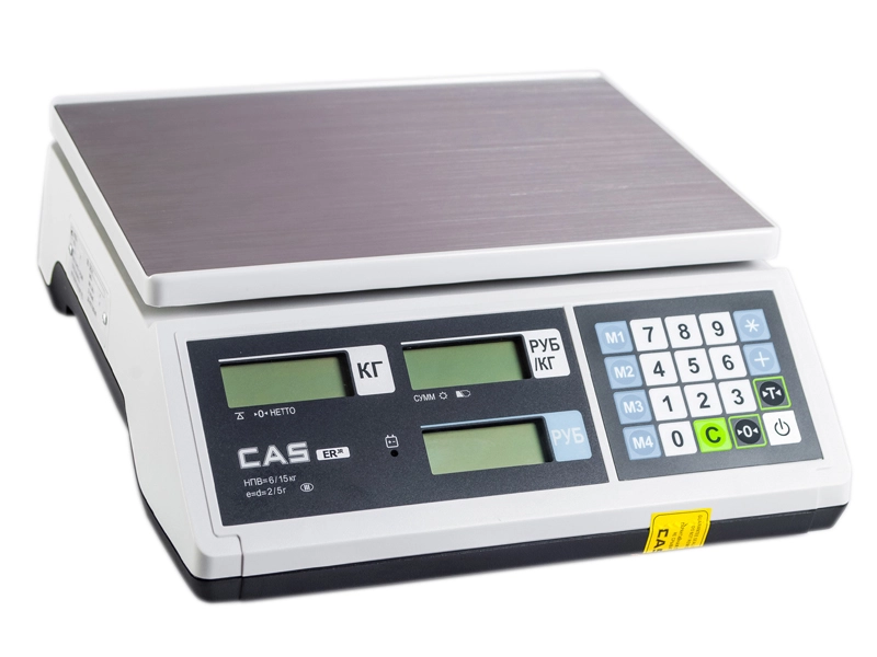 Весы торговые CAS ER-Jr-15CB Весы торговые CAS ER-Jr-15CB
