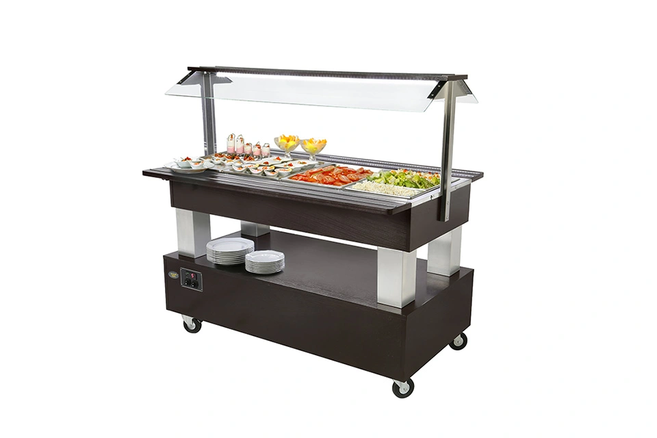 Охлаждаемый салат-бар Roller Grill SB 40 F Wenge Охлаждаемый салат-бар Roller Grill SB 40 F Wenge