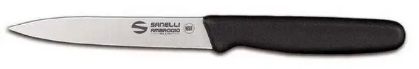 Нож Sanelli Ambrogio серии Supra, S682B11, для овощей 110 мм, черный Нож Sanelli Ambrogio серии Supra, S682B11, для овощей 110 мм, черный