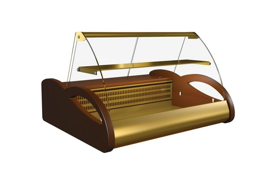 Витрина настольная Carboma ВХС-1,0 Арго (brown&gold)