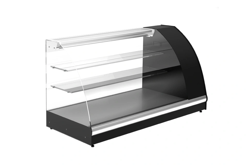 Витрина настольная Carboma ВХС-1,2 Арго XL (black&steel) Витрина настольная Carboma ВХС-1,2 Арго XL (black&steel)