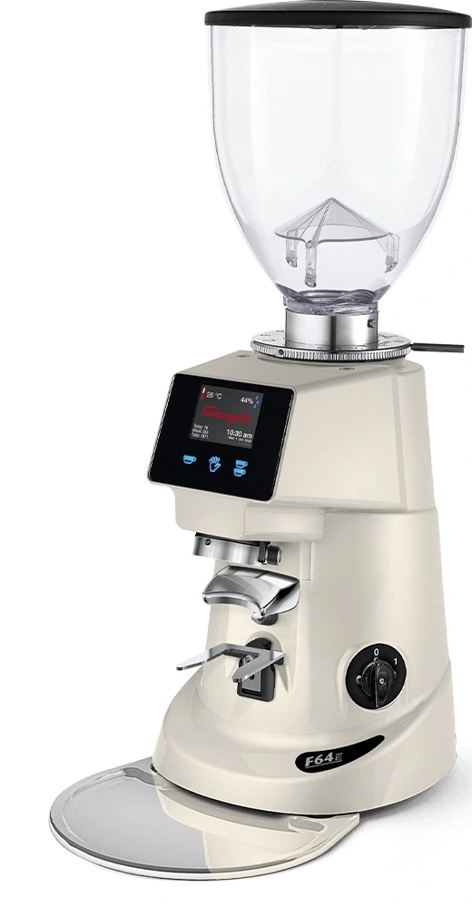 Кофемолка Fiorenzato F64 E белый жемчуг Кофемолка Fiorenzato F64 E белый жемчуг