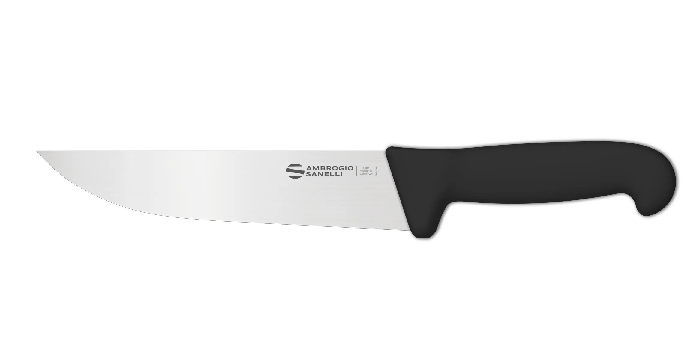 Нож Sanelli Ambrogio серии Supra, SM09020B, для мяса 200 х 40 мм, черный Нож Sanelli Ambrogio серии Supra, SM09020B, для мяса 200 х 40 мм, черный