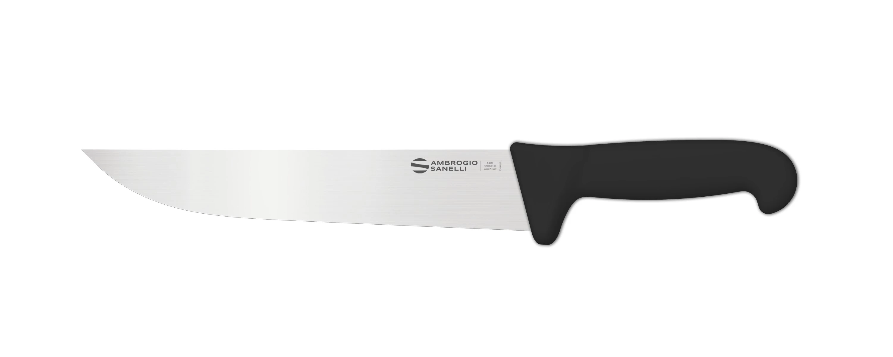 Нож Sanelli Ambrogio серии Supra, SM09024B, для мяса 240 х 44 мм, черный Нож Sanelli Ambrogio серии Supra, SM09024B, для мяса 240 х 44 мм, черный