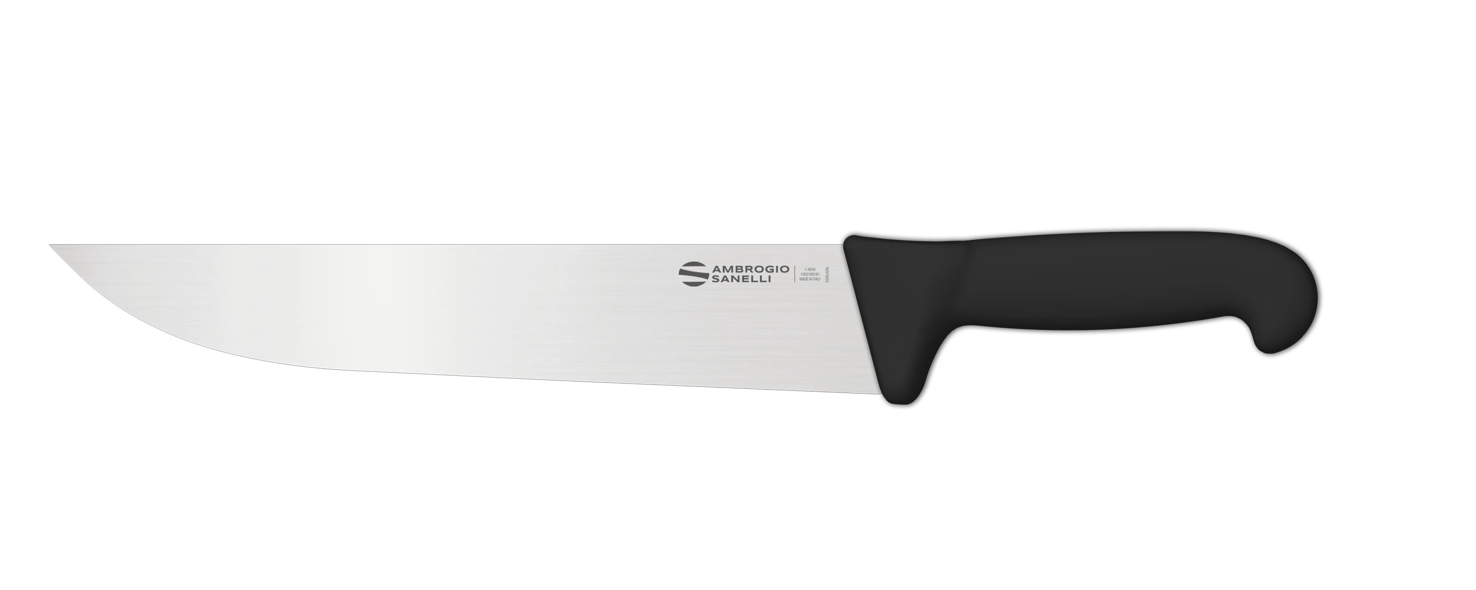 Нож Sanelli Ambrogio серии Supra, SM09026B, для мяса 260 х 46 мм, черный Нож Sanelli Ambrogio серии Supra, SM09026B, для мяса 260 х 46 мм, черный