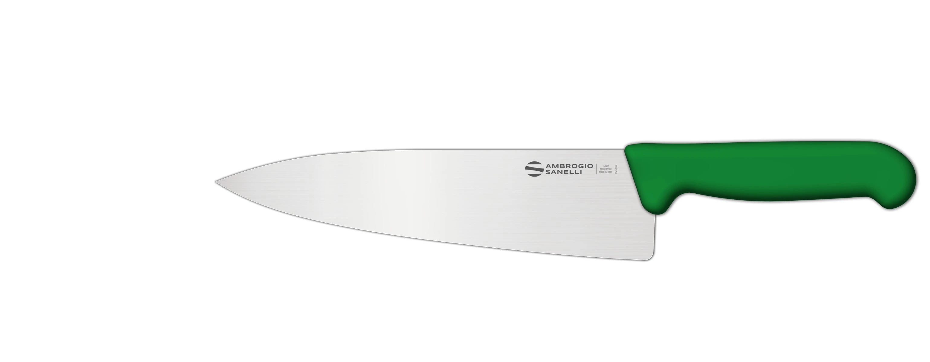 Нож Sanelli Ambrogio серии Supra Colore, SC49020G, кухонный 200 мм, зеленый