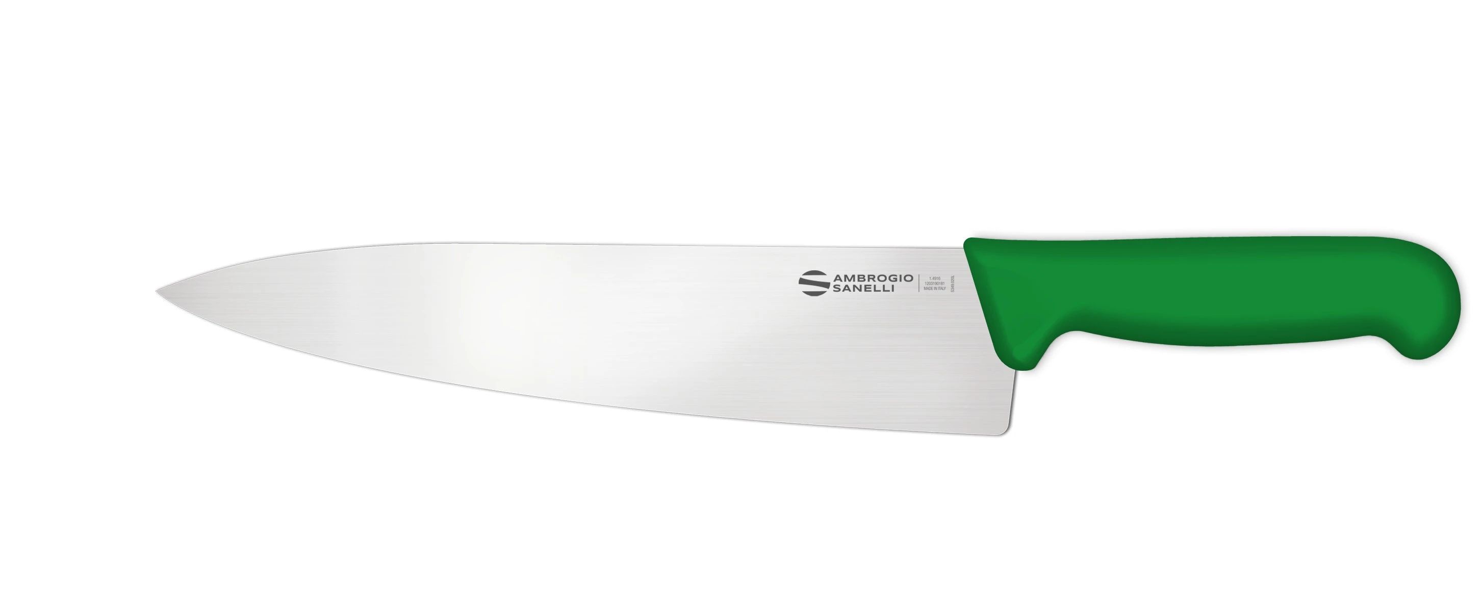 Нож Sanelli Ambrogio серии Supra Colore, SC49026G, кухонный 260 мм, зеленый