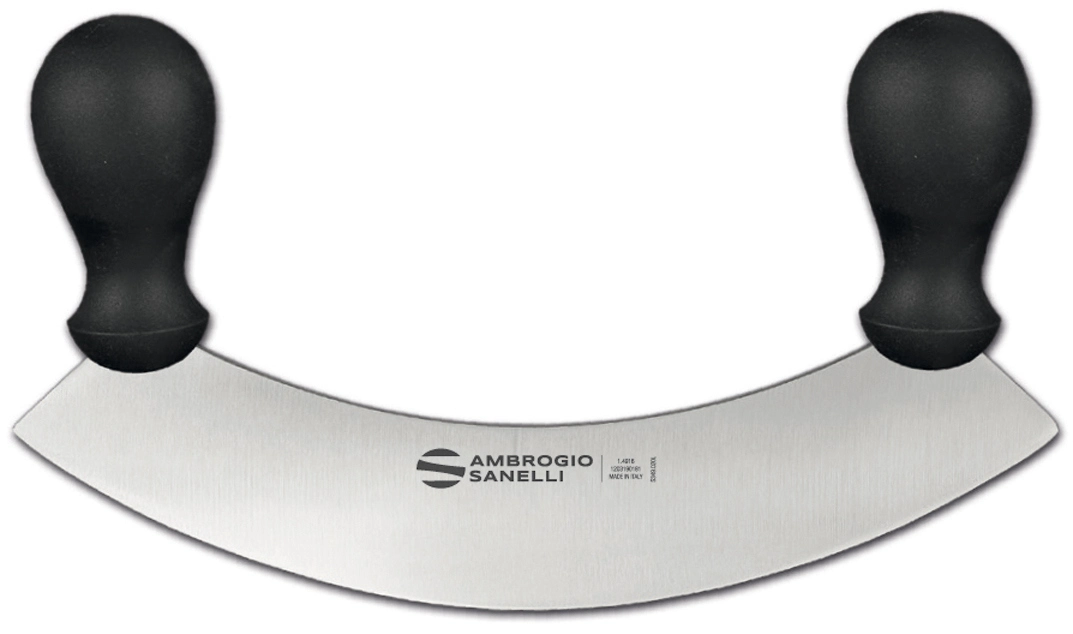 Нож Sanelli Ambrogio серии Supra, SC61025B, для сыра и масла полумесяц 250 мм, черный Нож Sanelli Ambrogio серии Supra, SC61025B, для сыра и масла полумесяц 250 мм, черный