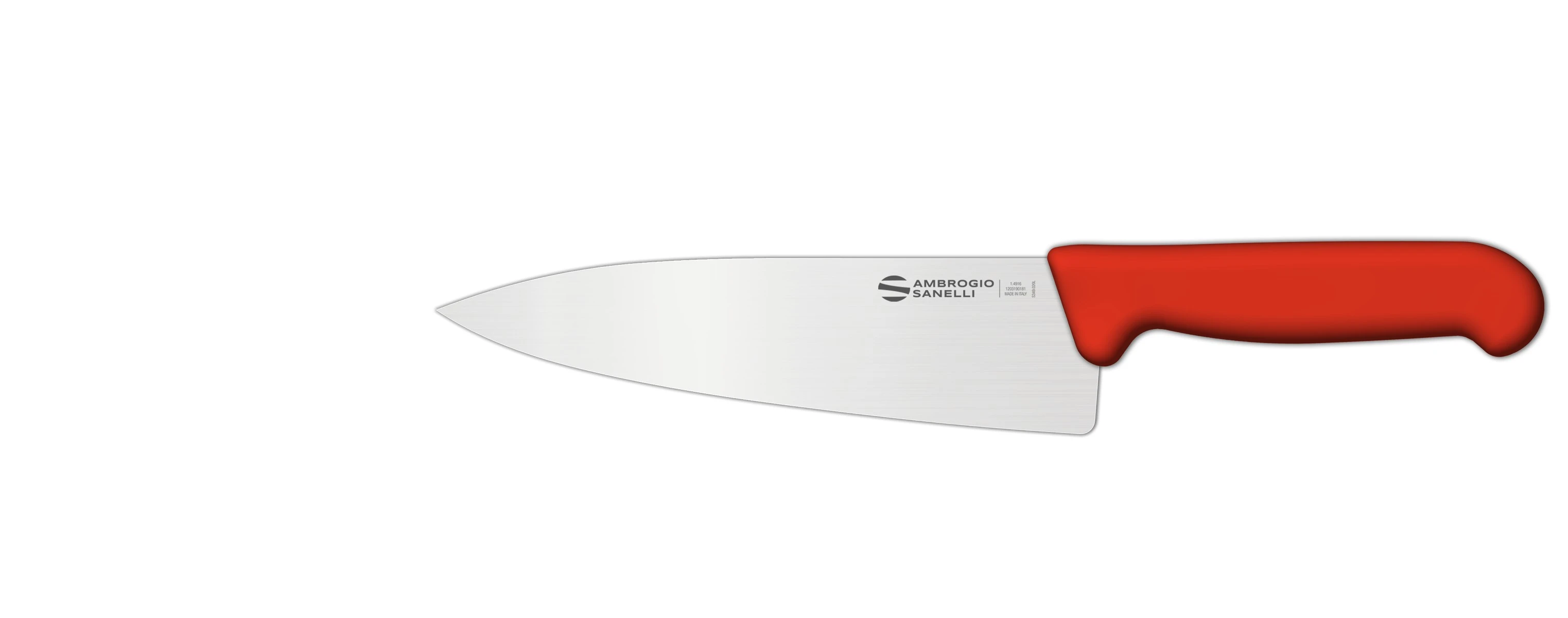 Нож Sanelli Ambrogio серии Supra Colore, SC49016R, кухонный 160 х 44 мм, красный