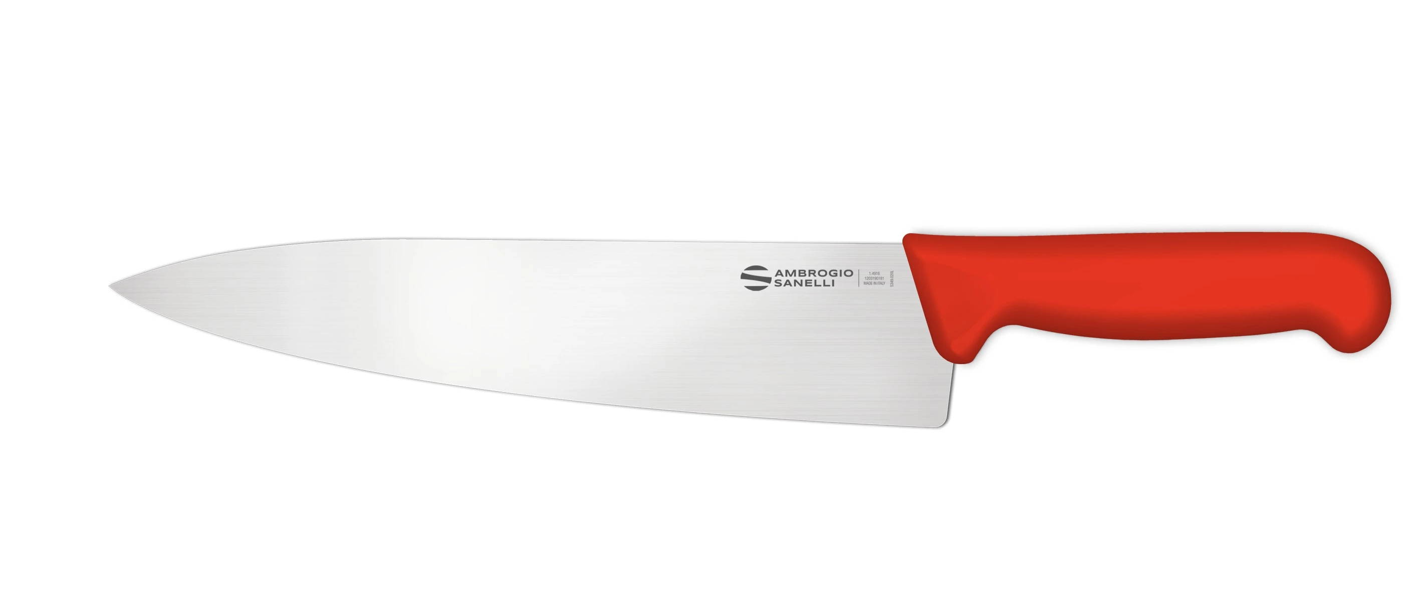 Нож Sanelli Ambrogio серии Supra Colore, SC49026R, кухонный 260 х 57 мм, красный Нож Sanelli Ambrogio серии Supra Colore, SC49026R, кухонный 260 х 57 мм, красный