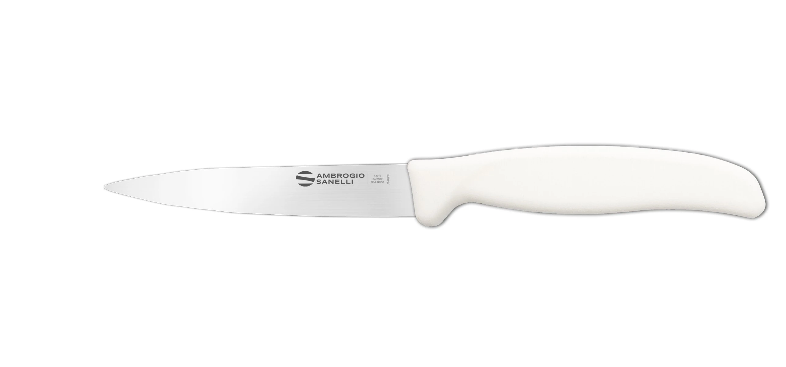 Нож Sanelli Ambrogio серии Supra Colore, ST82011W, для овощей 110 мм, белый