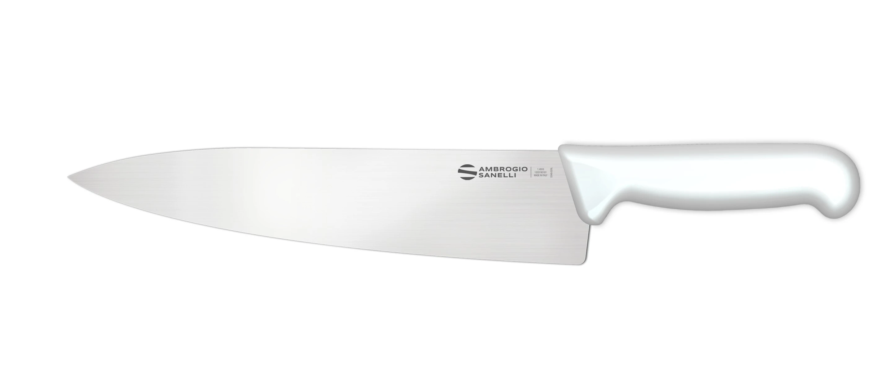 Нож Sanelli Ambrogio серии Supra Colore, SC49026W, кухонный 260 х 57 мм, белый