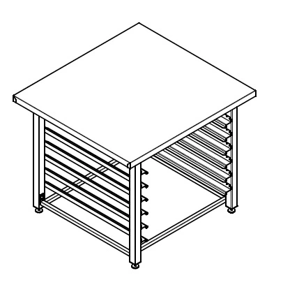 Подставка под пароконвектомат EKSI серии ППК 6/860/800/690, п ("Профи", унив.ур.-6 шт., карк. разб.) Подставка под пароконвектомат EKSI серии ППК 6/860/800/690, п ("Профи", унив.ур.-6 шт., карк. разб.)