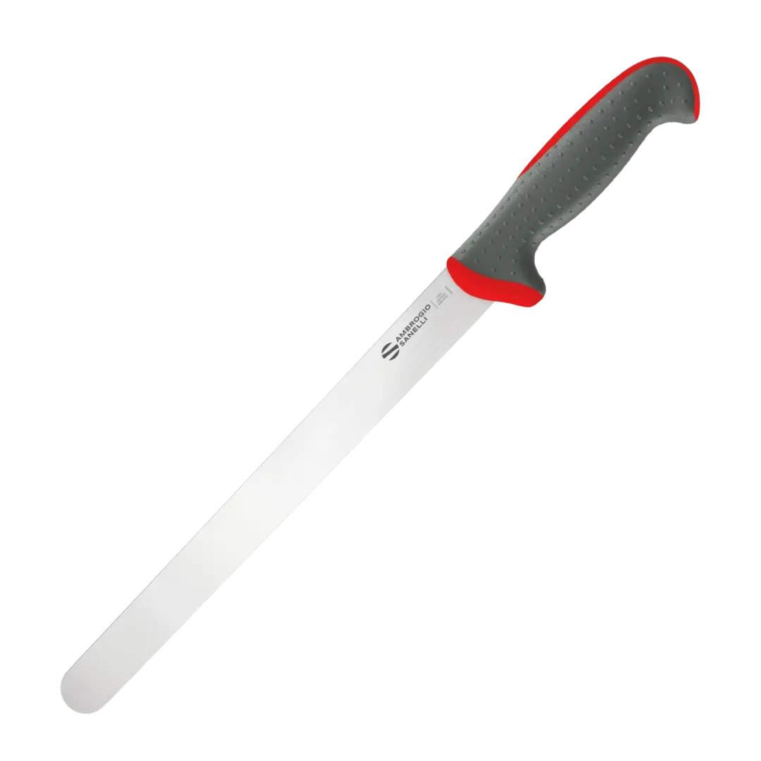 Нож Sanelli Ambrogio серии Tecna, TA58032R, кондитерский 320 мм, красный Нож Sanelli Ambrogio серии Tecna, TA58032R, кондитерский 320 мм, красный