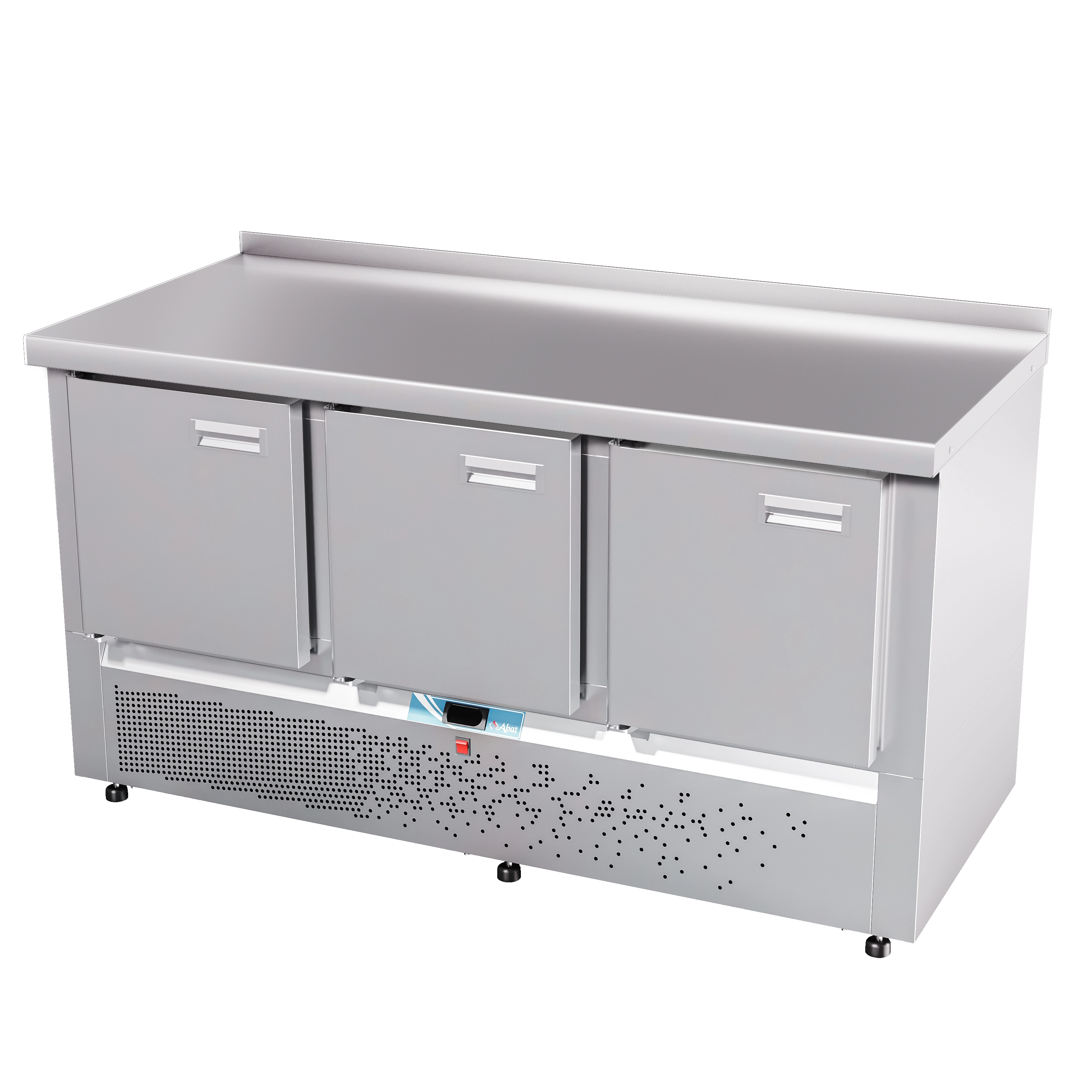 Стол холодильный Abat СХС-70Н-02 стол. 202 с борт. (дверь-дверь-дверь)