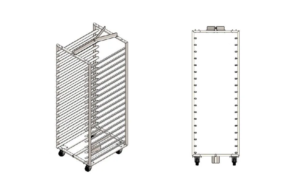 Тележка для печей WLBake Тел.д/Slim-Sm/PRO_кр.15ур