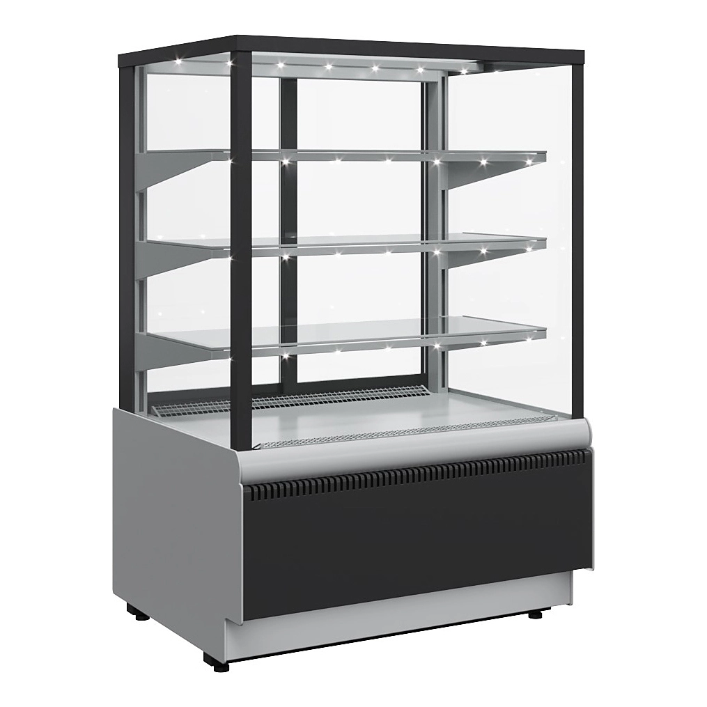 Витрина кондитерская Полюс KC70 VV 1,3-1 (ВХСв-1,3д Сarboma Cube Люкс ТЕХНО)