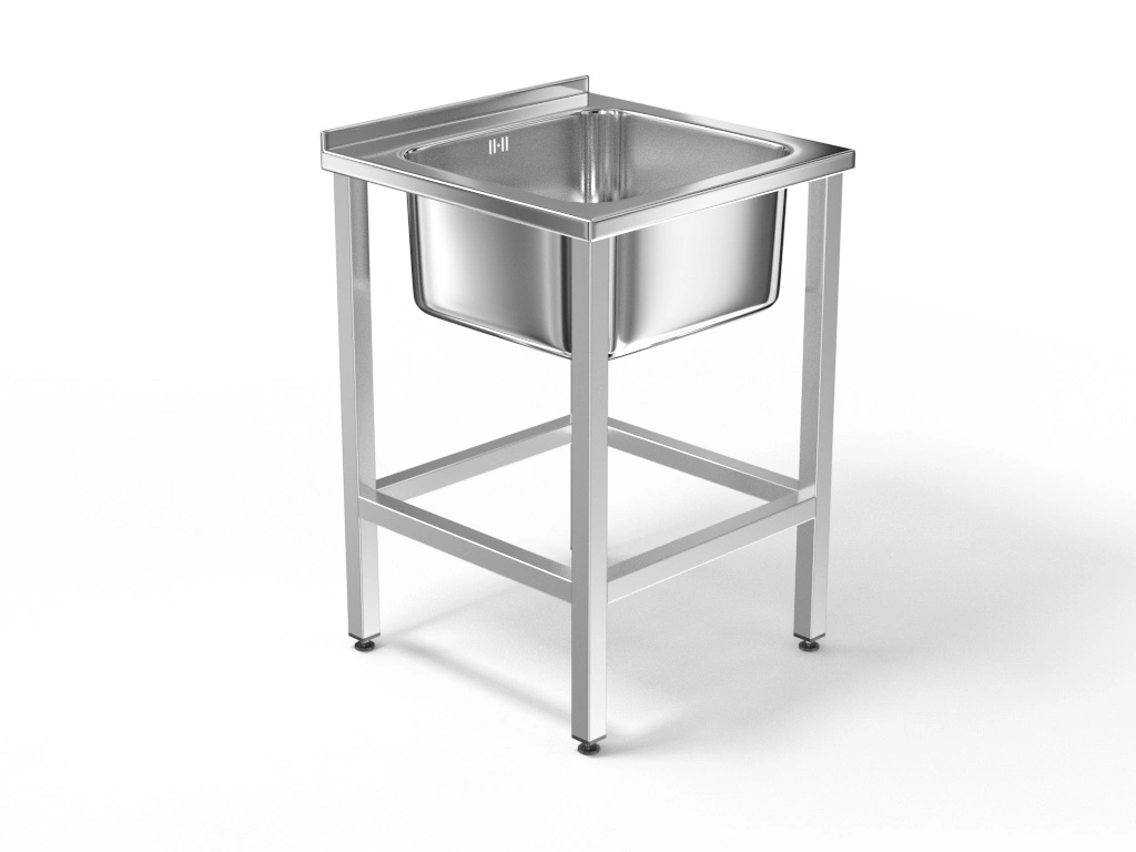 Ванна моечная Eksi серии ВМЦБ-1/400-п, цельнотянутая