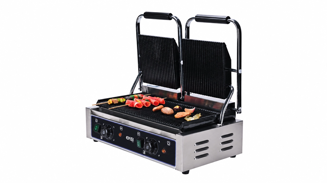 Гриль контактный EKSI HEG-813W Гриль контактный EKSI HEG-813W