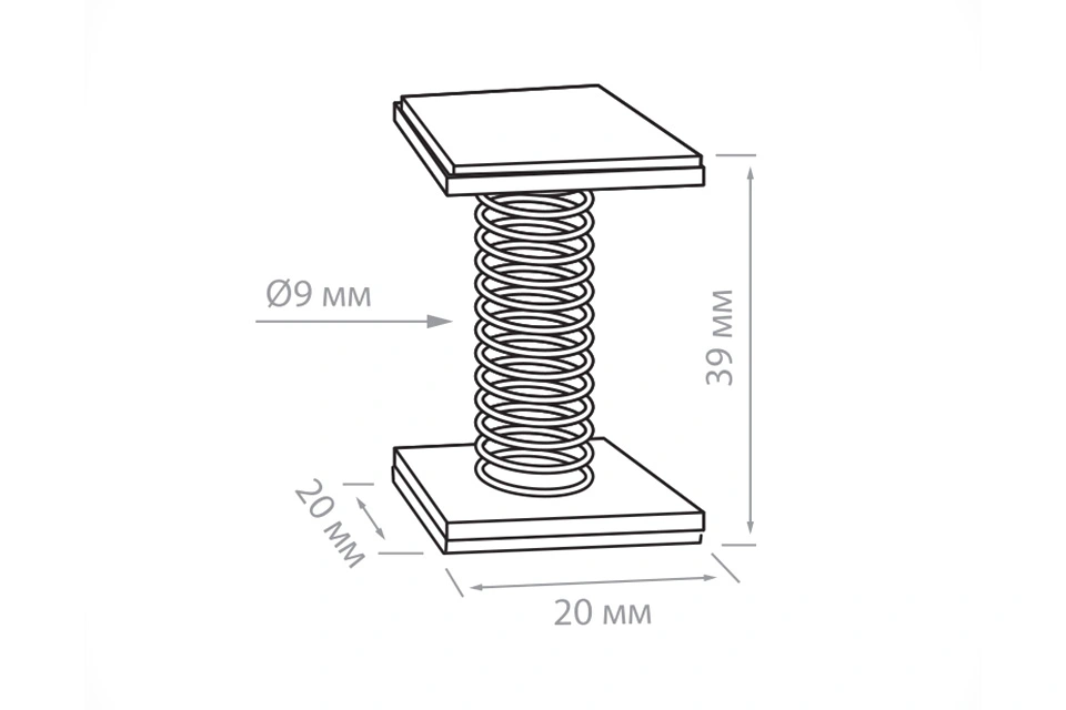 EuroposGroup Держатель на пружине MB-SPRING
