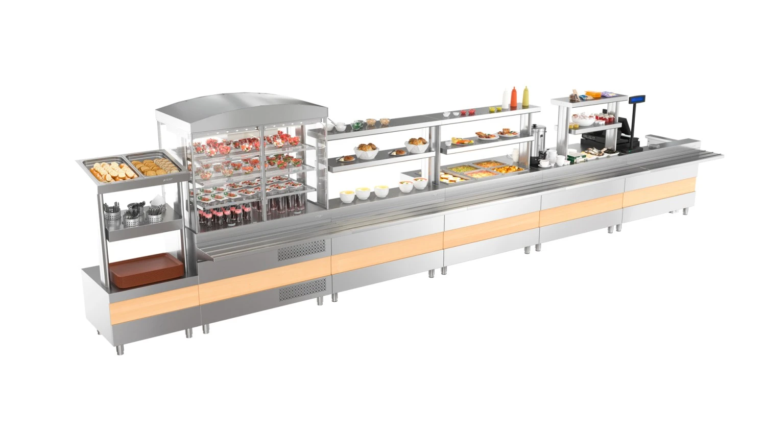 Прилавок для холодных закусок Atesy ОС-1200-02-О