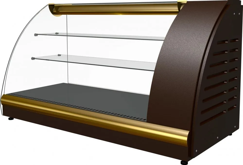 Витрина настольная Carboma ВХС-1,2 Арго XL (brown&gold)