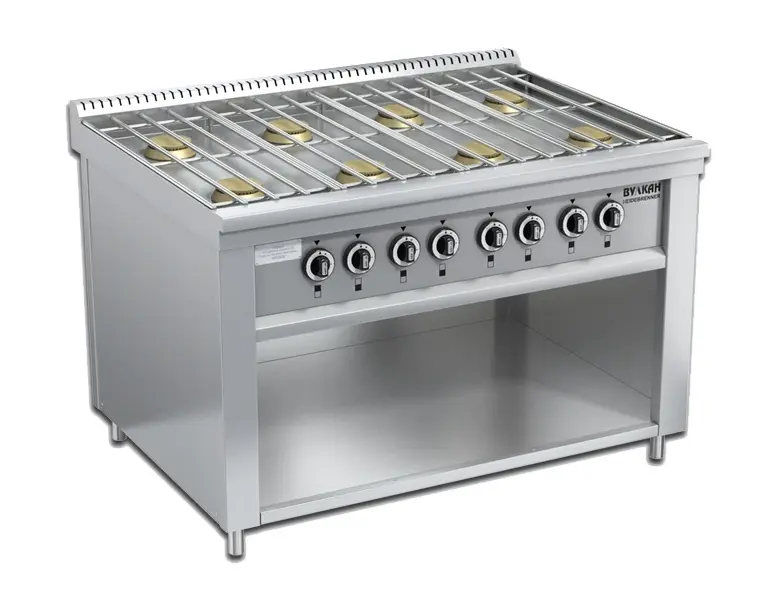 Плита Вулкан-Heidebrenner ПРГ-IIA-8М серия Standart 900, 824109, газовая, ресторанная