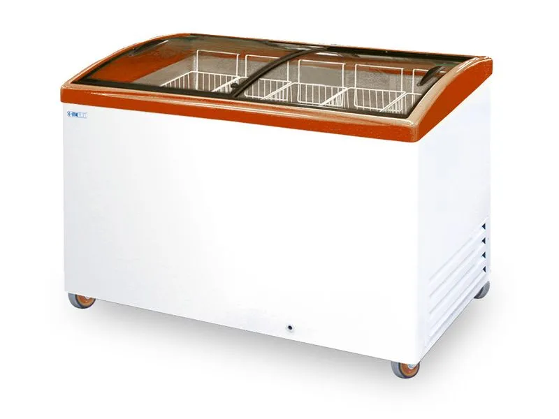 Ларь морозильный Italfrost СF 400 CT (красный)