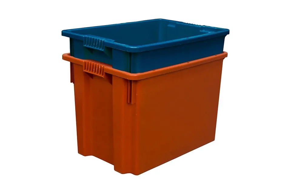 Ящик пластиковый Тара.ру Ящик 605 красный Ящик пластиковый Тара.ру Ящик 605 красный