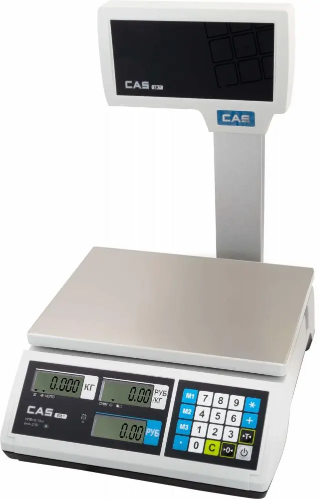Весы торговые CAS ER-Jr-15CBU Весы торговые CAS ER-Jr-15CBU