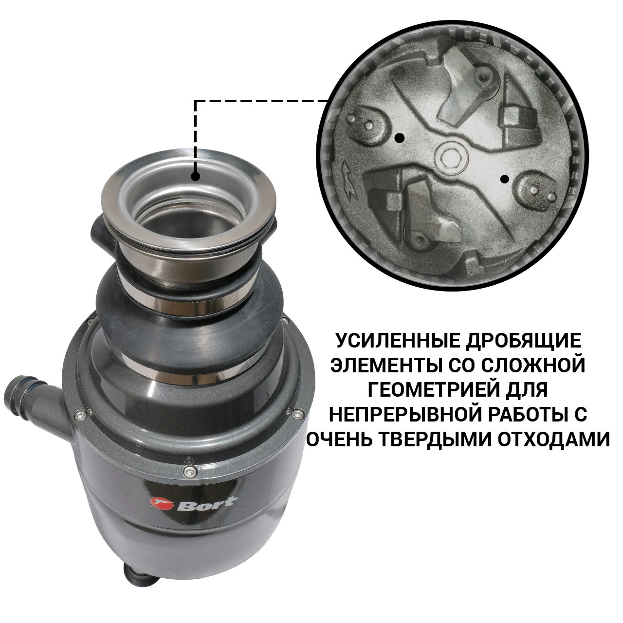 Измельчитель отходов Bort Ultimate 1500 Измельчитель отходов Bort Ultimate 1500
