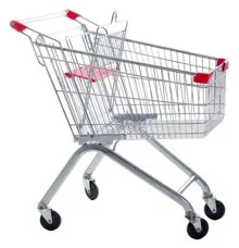 Тележка покупательская EKSI DK_TE0100BS RD