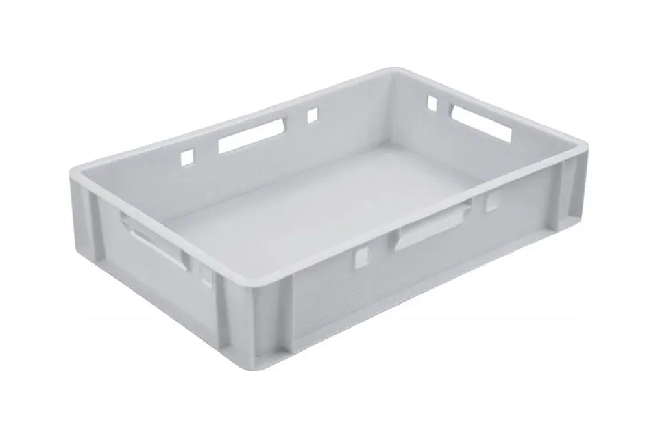 Ящик пластиковый Тара.ру Ящик 205(Е1) белый мороз.