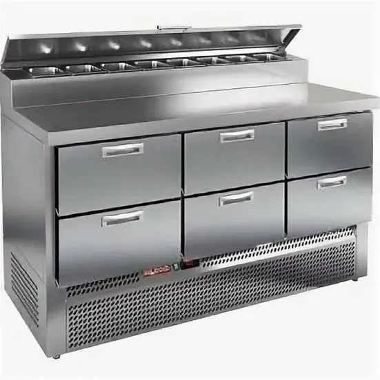 Стол охлаждаемый HICOLD PZE2-222/GN (1/6) Стол охлаждаемый HICOLD PZE2-222/GN (1/6)