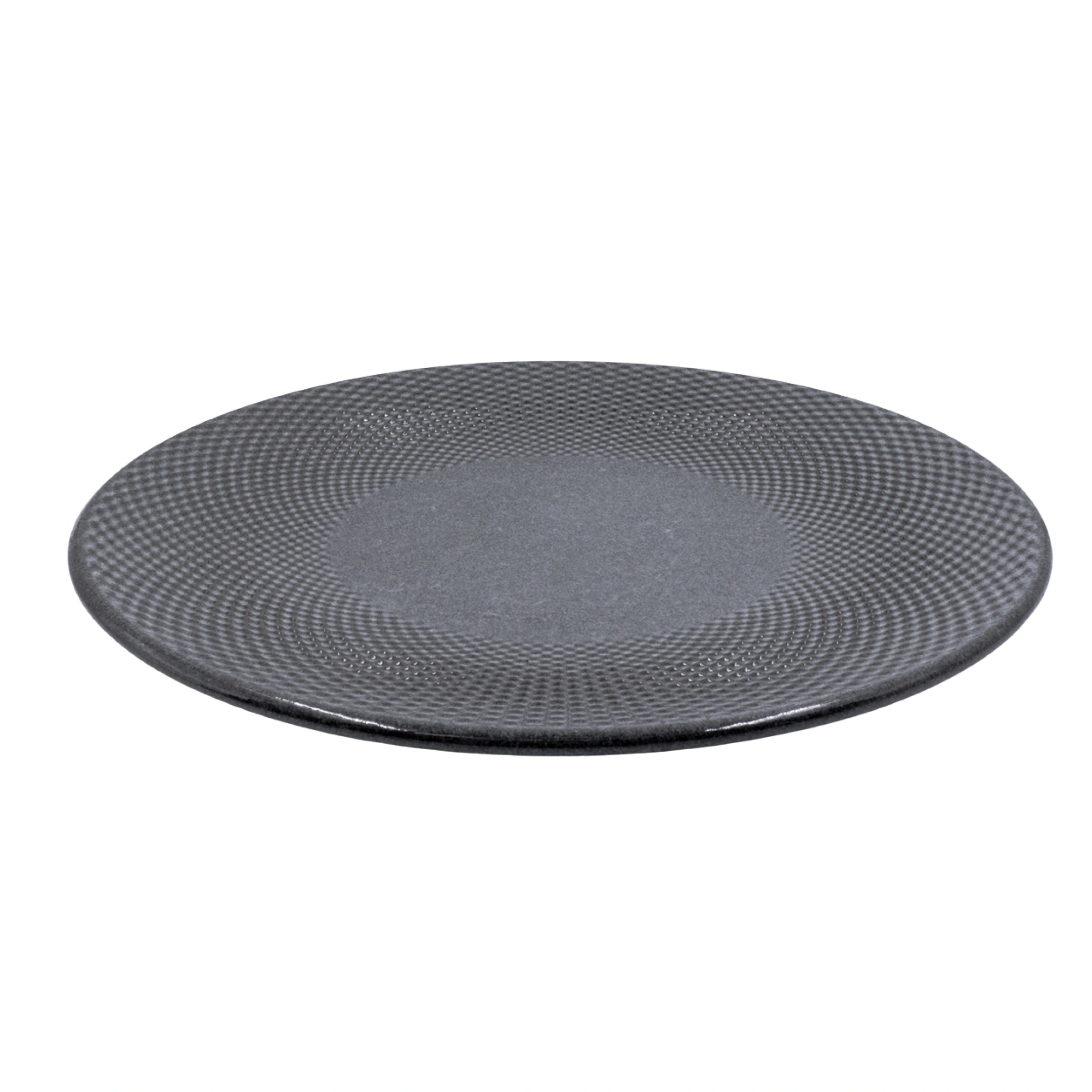 Тарелка Kutahya PAN17DU855A13, D=17см, H=2,5см антрацит Тарелка Kutahya PAN17DU855A13, D=17см, H=2,5см антрацит