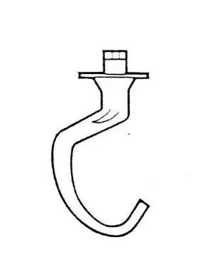 Месильный орган для планетарных миксеров SINMAG Крюк для SM 100