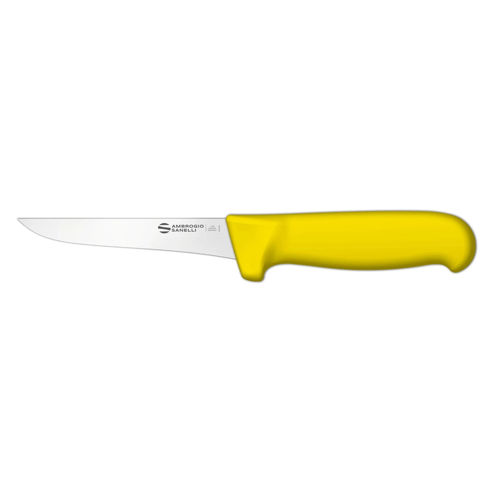 Нож Sanelli Ambrogio серии Supra Colore, SD07016Y, обвалочный узкий 160 мм, желтый Нож Sanelli Ambrogio серии Supra Colore, SD07016Y, обвалочный узкий 160 мм, желтый