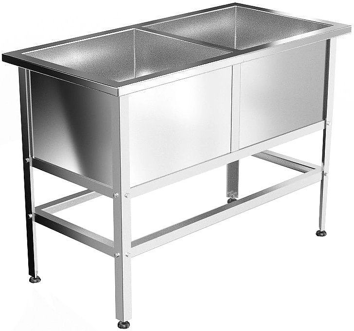 Ванна моечная Eksi серии ВМ-2/430-c+, сварная