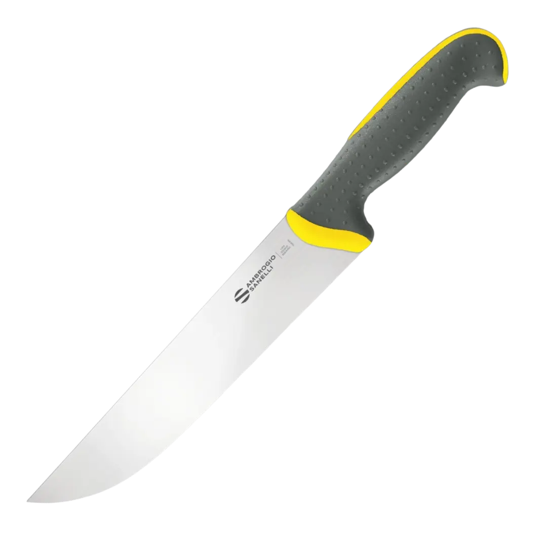 Нож Sanelli Ambrogio серии Tecna, TM09022Y, для мяса 220 мм, желтый Нож Sanelli Ambrogio серии Tecna, TM09022Y, для мяса 220 мм, желтый