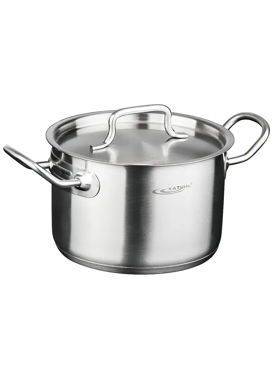 Кастрюля Катунь серии Общепит, КТ-ОБ-01, с/крышкой ТРС 1 л