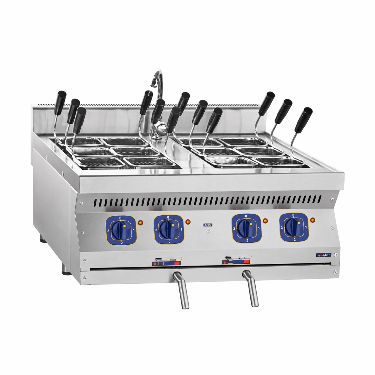 Макароноварка Abat ЭВК-80/2Н, 12хGN-1/6 Макароноварка Abat ЭВК-80/2Н, 12хGN-1/6