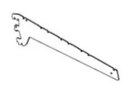 Кронштейн (комплект) (G=470, T-BS 01000470, глянец, RAL 7035) Кронштейн (комплект) (G=470, T-BS 01000470, глянец, RAL 7035)
