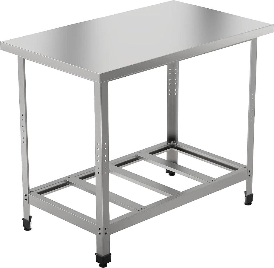 Стол произв. Eksi серии СПОП 600/600-с ("Стандарт", полка-решетка-1шт., расст. м/у реш. 200мм) Стол произв. Eksi серии СПОП 600/600-с ("Стандарт", полка-решетка-1шт., расст. м/у реш. 200мм)