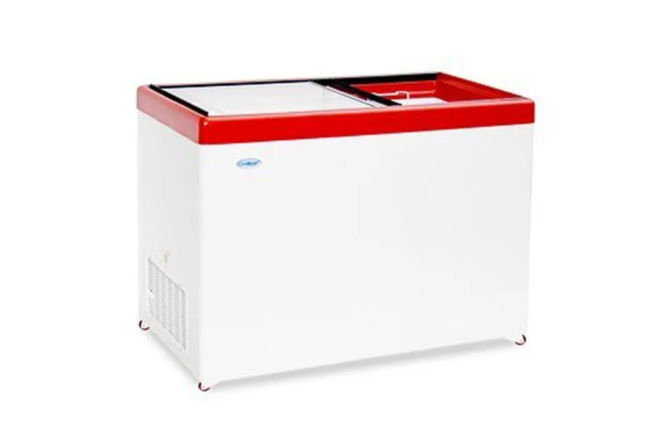 Ларь морозильный Снеж МЛП 400 (красный)
