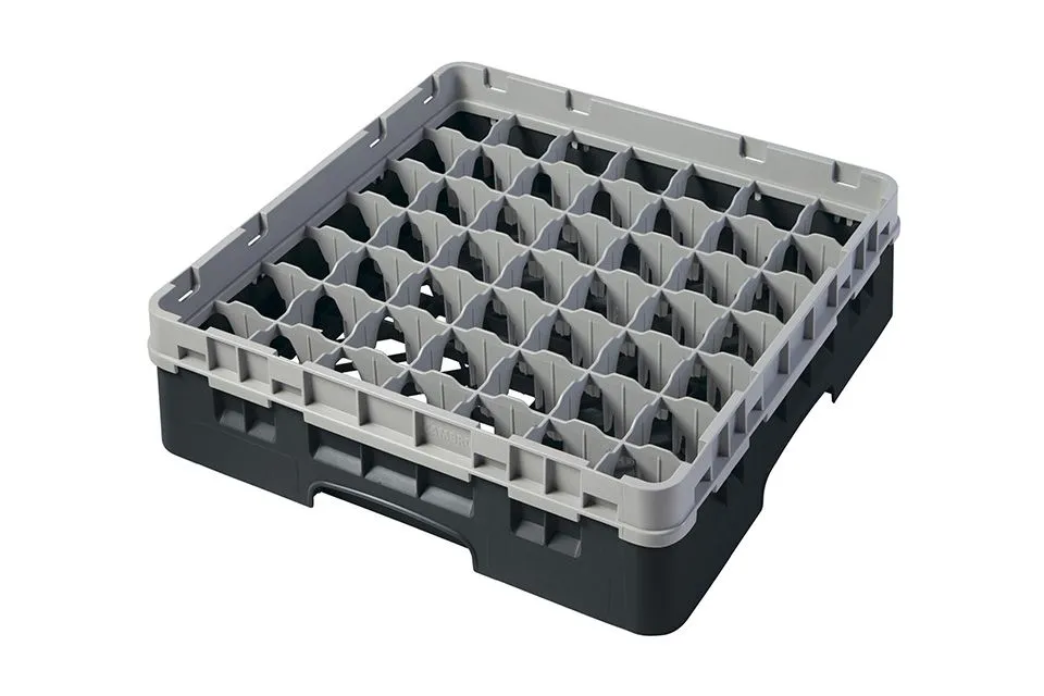 Кассета для бокалов Cambro 49S318 черн./сер.